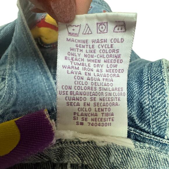 Vintage Disney Winnie the Pooh Baseball Denim Overalls Shortalls – Size 2T - Picture 7 of 8